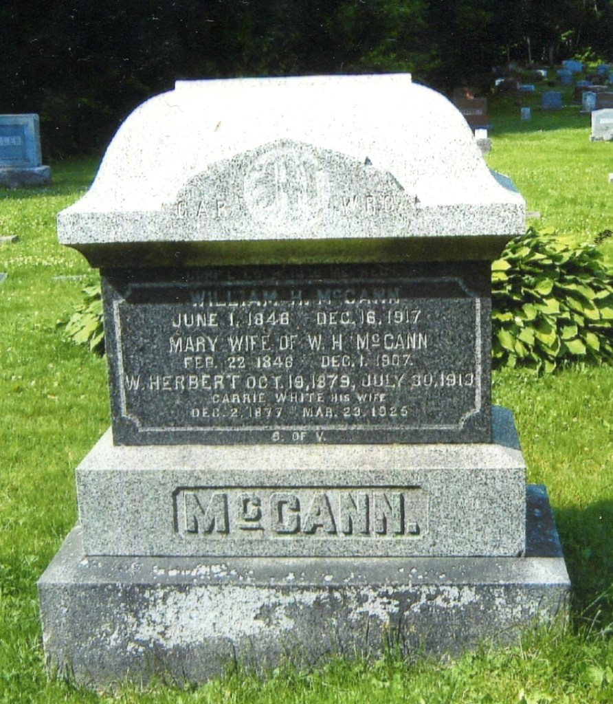 MCCANN-WALTER HERBERT-CEM